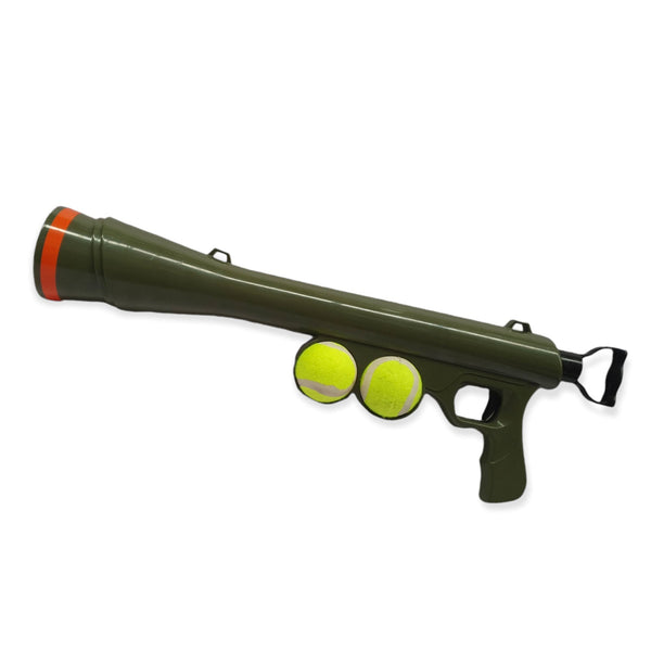 Dog Tennis Ball Launcher Gun - Pet Puppy Outdoors Exercise Fun Play Tristar Online