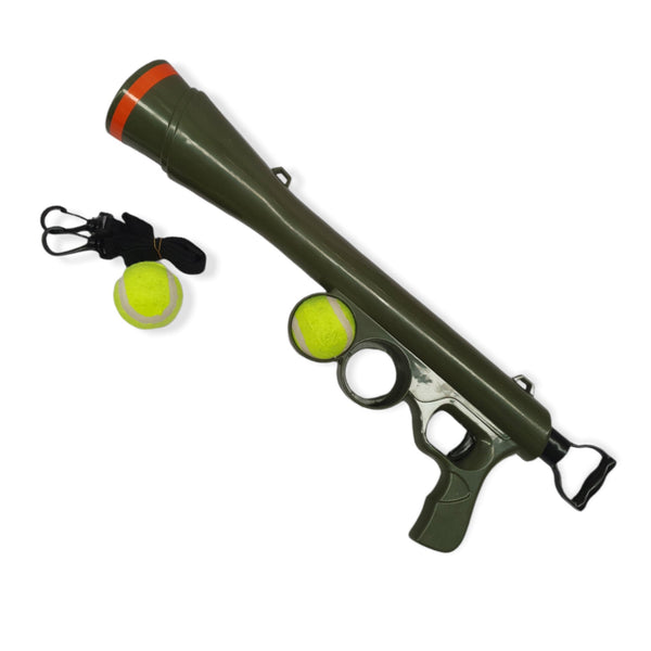 Dog Tennis Ball Launcher Gun - Pet Puppy Outdoors Exercise Fun Play Tristar Online