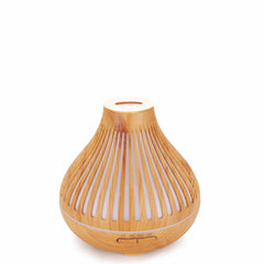 Essential Oil Aroma Diffuser and Remote - 500ml Flat Top Wood Mist Humidifier Tristar Online