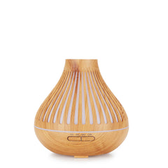 Essential Oil Aroma Diffuser and Remote - 500ml Flat Top Wood Mist Humidifier Tristar Online