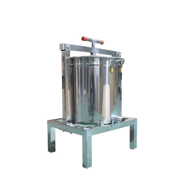 Honey Wax Press 10L - Capping Stainless Steel Manual Presser 23cm Barrel Beekeep Tristar Online