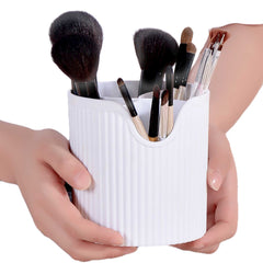 4 Slot Makeup Brush Organiser Bucket - Cosmetic Tool Storage Divider Tin Tristar Online