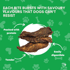 400g Dog Treat Chicken Breast Jerky - Dehydrated Australian Healthy Puppy Chew Tristar Online