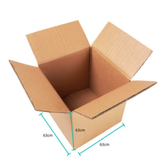 8x Cardboard Boxes 63x63x63cm Large Heavy Duty Strong Moving Packing Carton Tristar Online