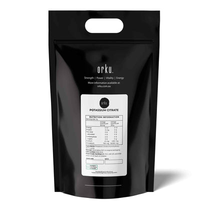 Orku 20Kg Potassium Citrate Food Grade - Granular BP USP FCC E332 Additive