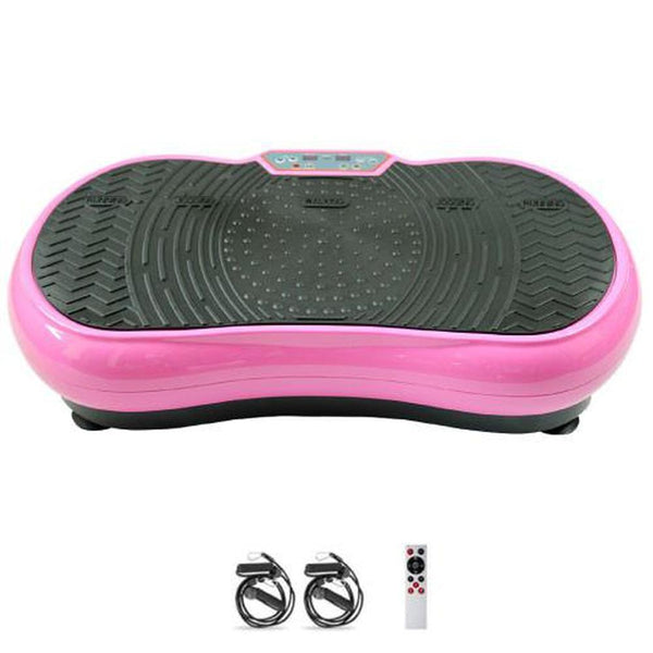 Pink Vibration Machine Platform - Exercise Vibrating Plate - Whole Body Workout