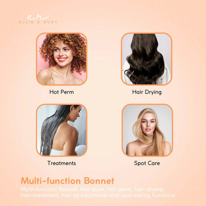 Ellie & Ruby Free Standing Hair Dryer Hood - Adjustable Salon Hairdryer