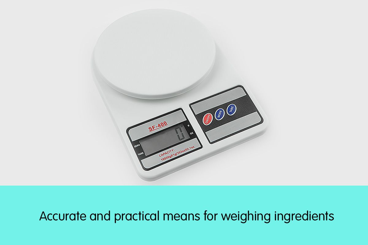 Klika Digital Kitchen Scales 10kg / 1gm Electronic Food Scale