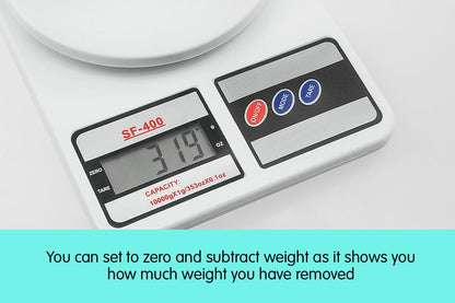Klika Digital Kitchen Scales 10kg / 1gm Electronic Food Scale