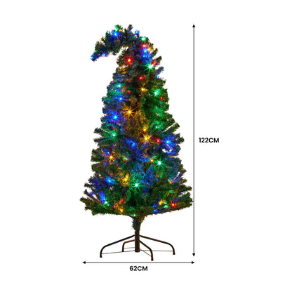 Christabelle Bad Santa 1.2m Curved Multicolour Pre-Lit Christmas Tree with 550 Tips Tristar Online