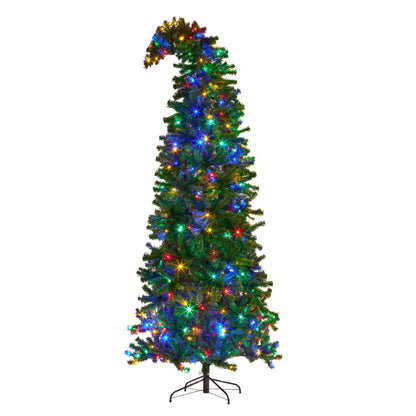 Christabelle Bad Santa 2.3m Curved Multicolour Pre-Lit Christmas Tree with 1240 Tips Tristar Online