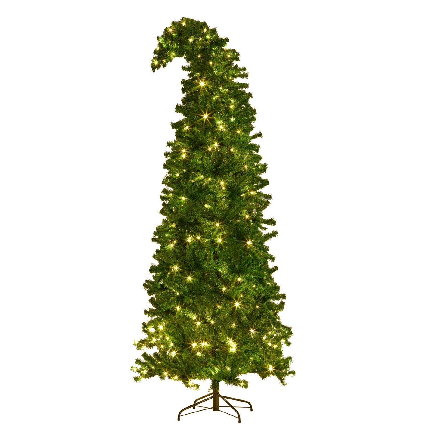 Christabelle Bad Santa 2.3m Curved Multicolour Pre-Lit Christmas Tree with 1240 Tips Tristar Online