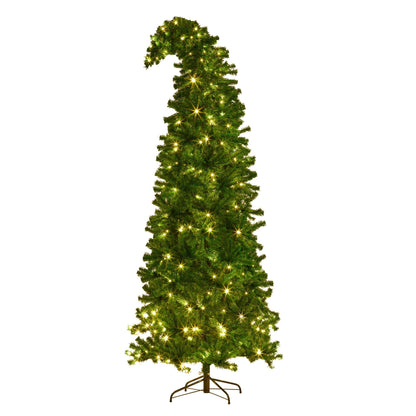 Christabelle Bad Santa 2.3m Curved Multicolour Pre-Lit Christmas Tree with 1240 Tips Tristar Online