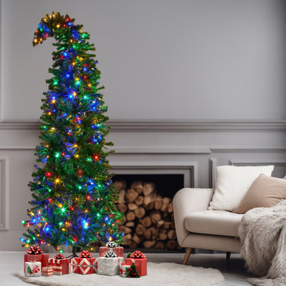 Christabelle Bad Santa 2.3m Curved Multicolour Pre-Lit Christmas Tree with 1240 Tips Tristar Online