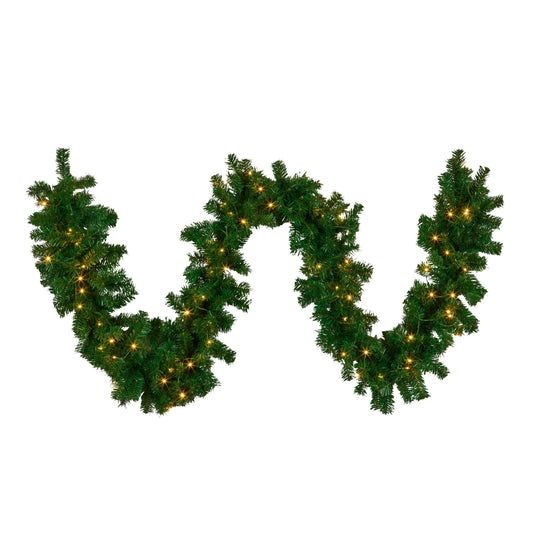 Christabelle 274cm Chadwick Green Pre-Lit Christmas Garland Tristar Online