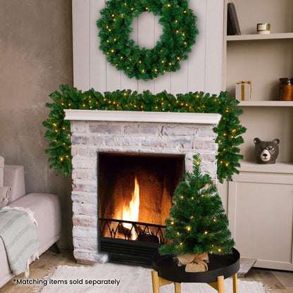 Christabelle 274cm Chadwick Green Pre-Lit Christmas Garland Tristar Online