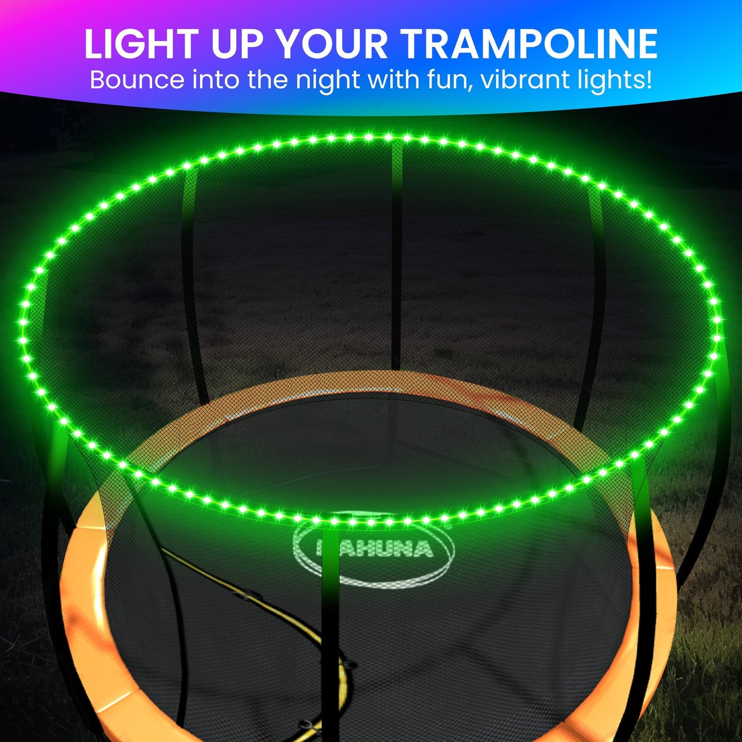 Kahuna LED Kit Suits 14ft-16ft Trampolines Multi-Colour Smart Motion Sensor Lighting with 16 colours Tristar Online