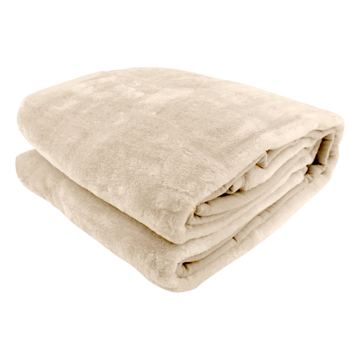 Laura Hill Mink Blanket Double Sided 600GSM Queen Size Beige Tristar Online