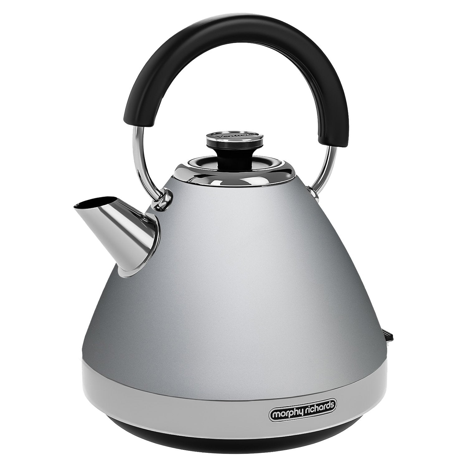Morphy Richards 1.5L Venture Collection Pyramid Kettle in Steel Grey Tristar Online