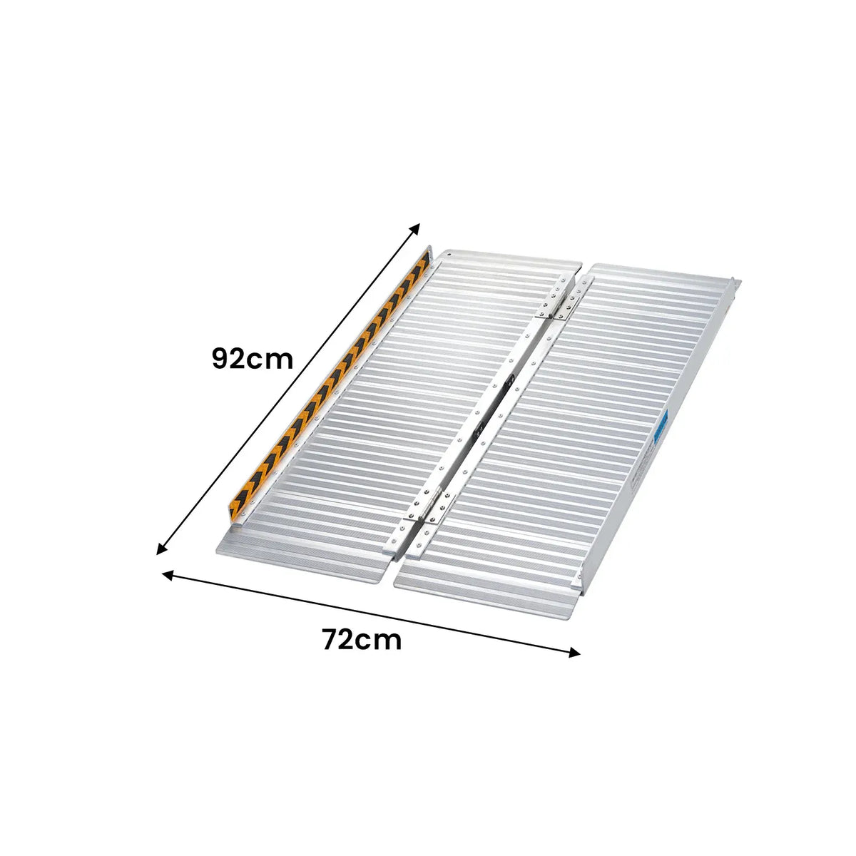 Kartrite 3ft Portable Foldable Aluminium Wheelchair Ramp - Heavy Duty 275kg Load Non-Slip Ramp for Steps Kerbs Vans