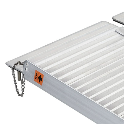 Kartrite 3ft Portable Foldable Aluminium Wheelchair Ramp - Heavy Duty 275kg Load Non-Slip Ramp for Steps Kerbs Vans