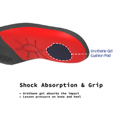 4X Pair Full Whole Insoles Shoe Inserts L Size Arch Support Foot Pads