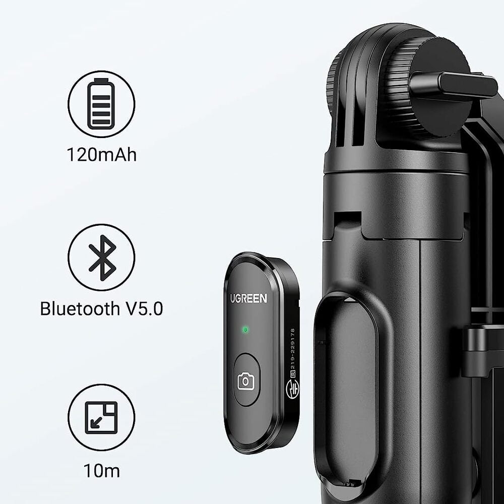 UGREEN 15062 Selfie Stick Tripod with Remote 1.5M Tristar Online