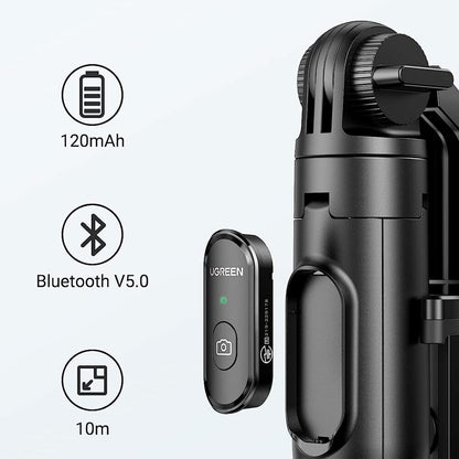 UGREEN 15062 Selfie Stick Tripod with Remote 1.5M Tristar Online