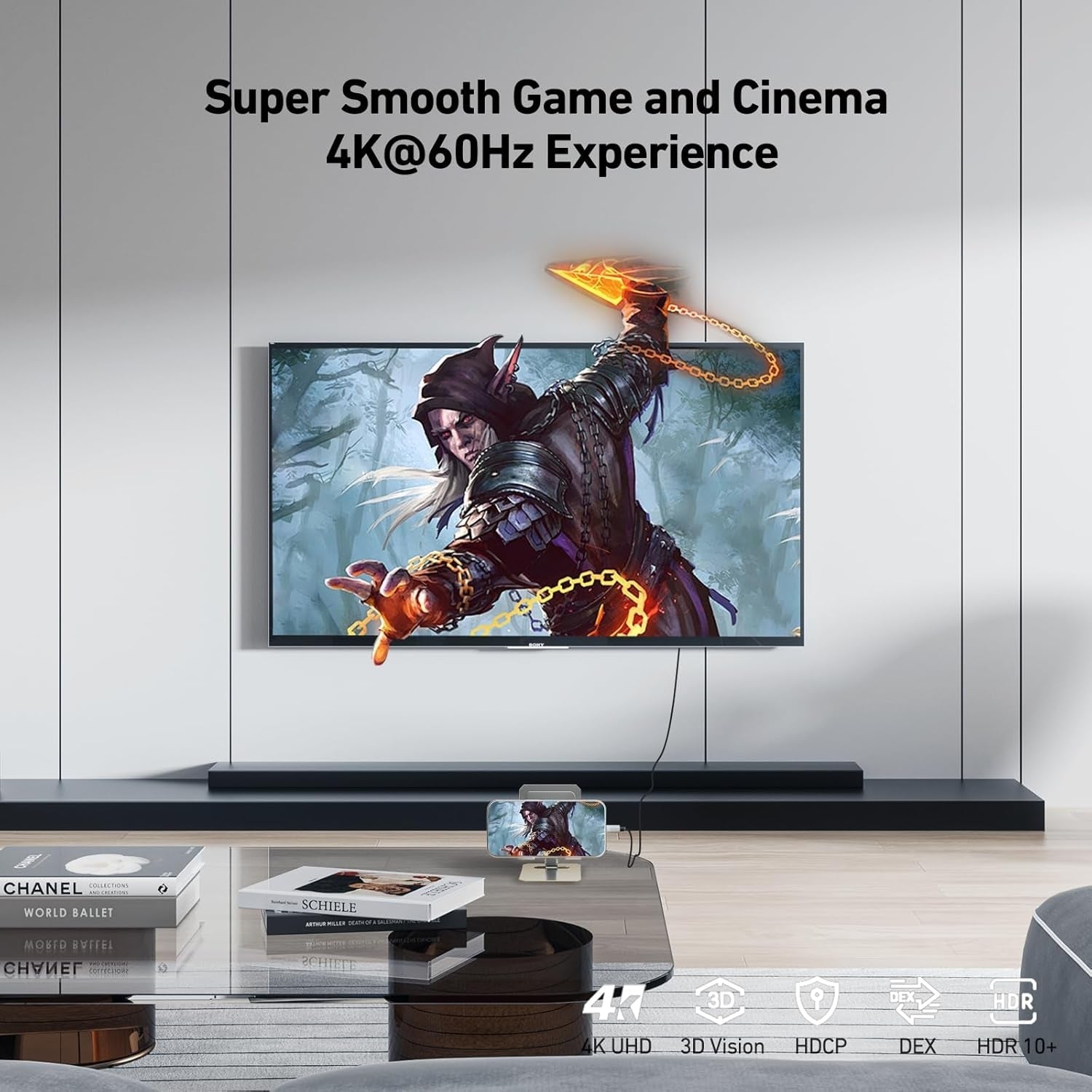 BENFEI 206GY-3F USB-C to HDMI 0.9M Cable 4K@60Hz, Aluminum Shell, Nylon Braided Tristar Online