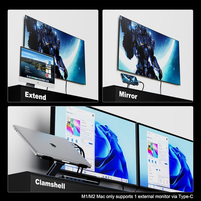 BENFEI 206GY-3F USB-C to HDMI 0.9M Cable 4K@60Hz, Aluminum Shell, Nylon Braided Tristar Online