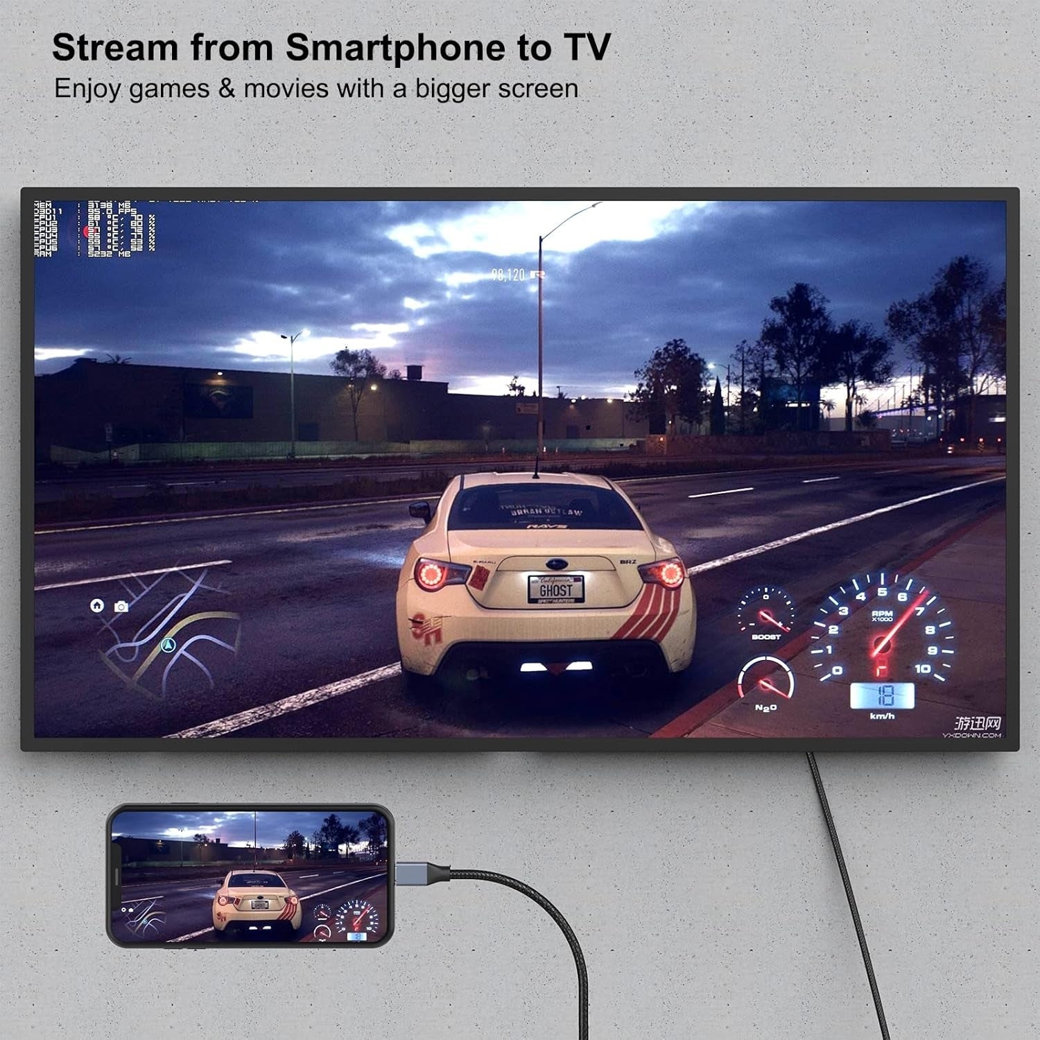 BENFEI 207GY-6F USB-C to DP 1.8M 8K@60Hz Thunderbolt 3 Tristar Online