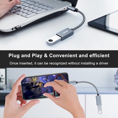 BENFEI 262GY-2P USB 3.0 USB-C to USB-A Adapter (2-pack) Tristar Online