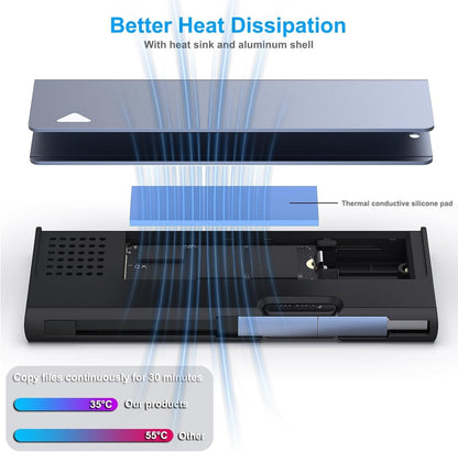 BENFEI 345GY M.2 NVME SATA SSD Enclosure, 10 Gbps USB Type-C/Type-A to NVME PCI-E SATA M-Key/(B+M) Tristar Online