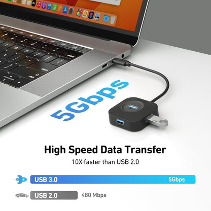 BENFEI 371BK USB-C 4-port USB 3.0 Hub Tristar Online