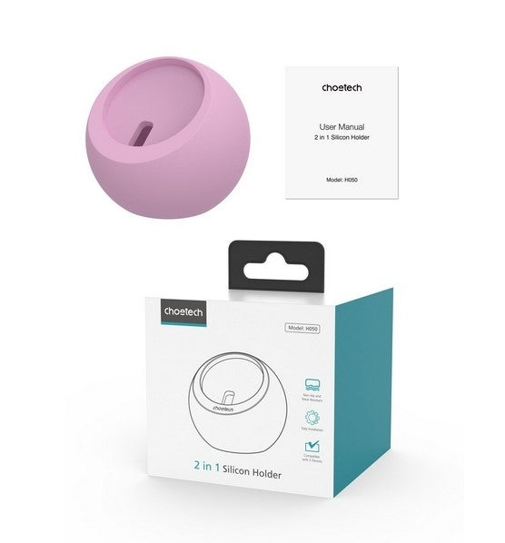 CHOETECH H050-PK Magnetic Holder for iPhone 12/13/14 /15 Series and iWatch (Pink) Tristar Online