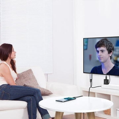 CHOETECH XCH-M180-GY-V2 Unidirectional Adapter USB-C (male) to HDMI 4K 60Hz (male) + PD100W Power Delivery 1.8M Tristar Online