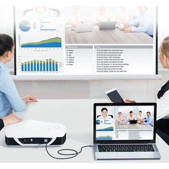 CHOETECH XCH-M180-GY-V2 Unidirectional Adapter USB-C (male) to HDMI 4K 60Hz (male) + PD100W Power Delivery 1.8M Tristar Online