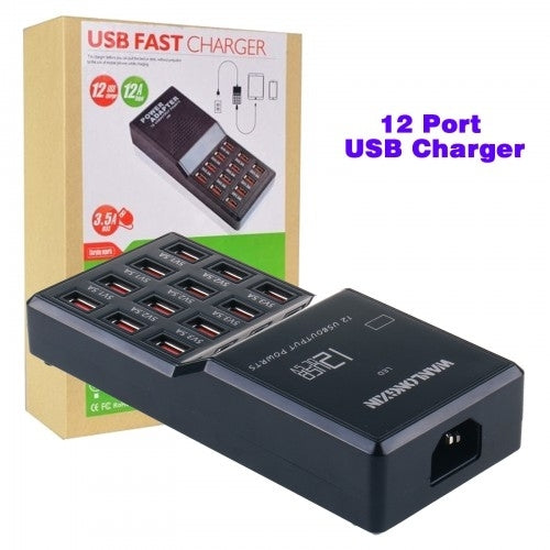 12-Port 60W USB Charge Station Tristar Online