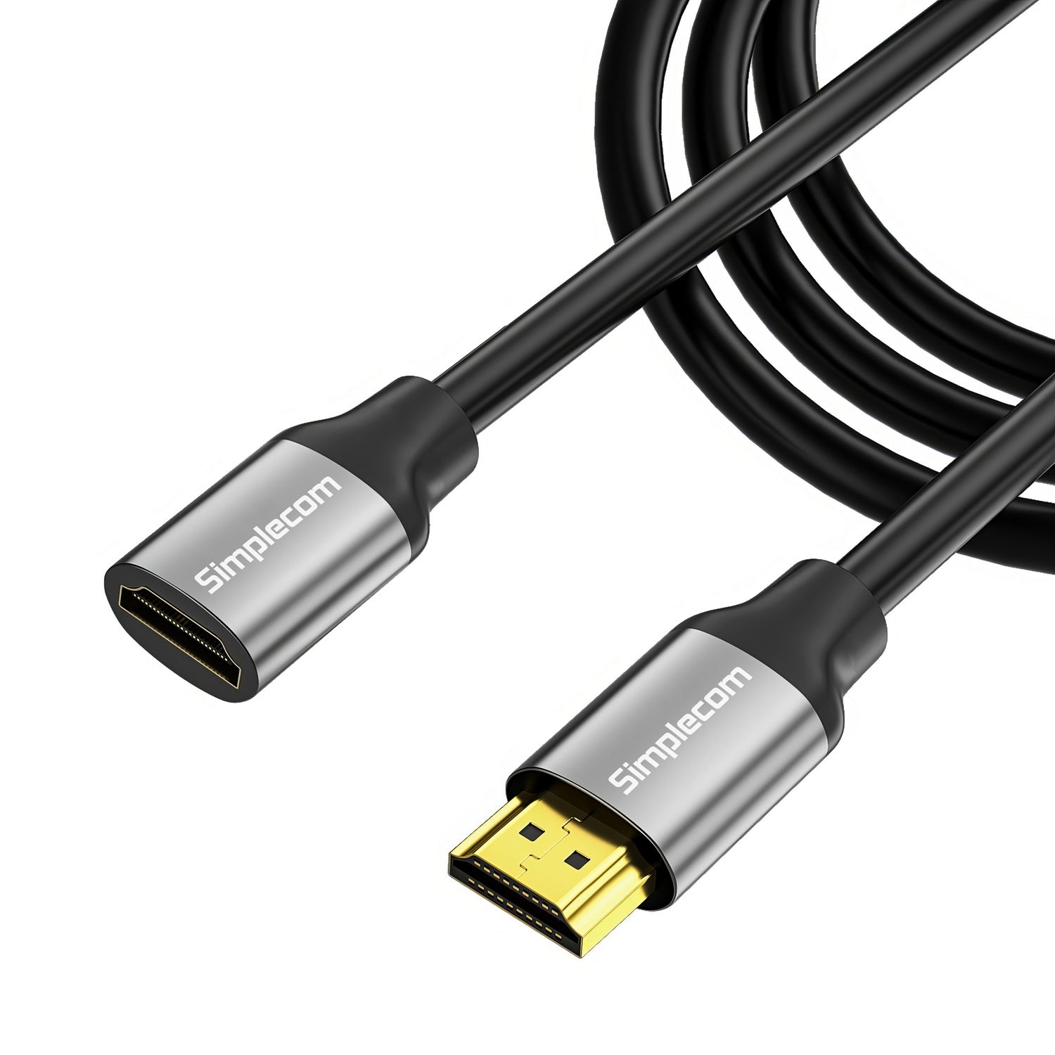 Simplecom CAF305 0.5M HDMI 2.1 Extension Cable Male to Female 48Gbps 8K@60Hz Tristar Online