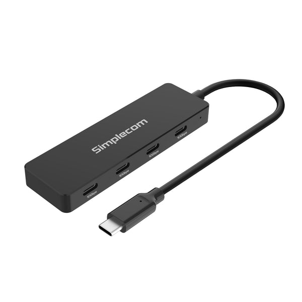 Simplecom CH384 USB-C to 4-Port USB-C Data Hub USB 3.2 Gen 2 10Gbps Tristar Online