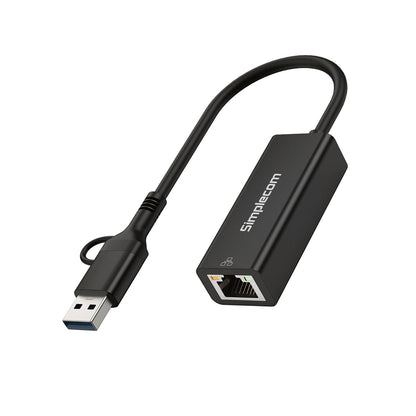 Simplecom NU315C SuperSpeed USB-C and USB-A to Gigabit Ethernet Adapter Tristar Online
