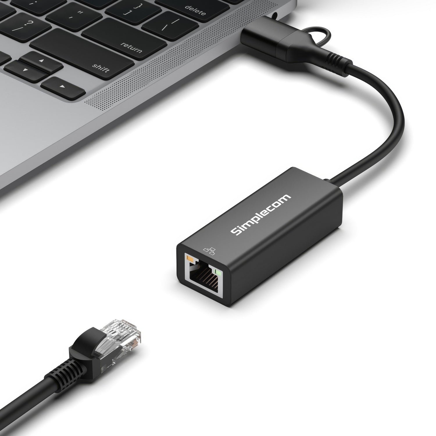 Simplecom NU315C SuperSpeed USB-C and USB-A to Gigabit Ethernet Adapter Tristar Online