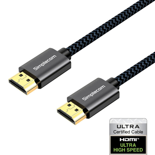 Simplecom SBT002 Ultra High Speed HDMI 2.1 Cable Nylon Braided 48Gbps 8K@60Hz Tristar Online