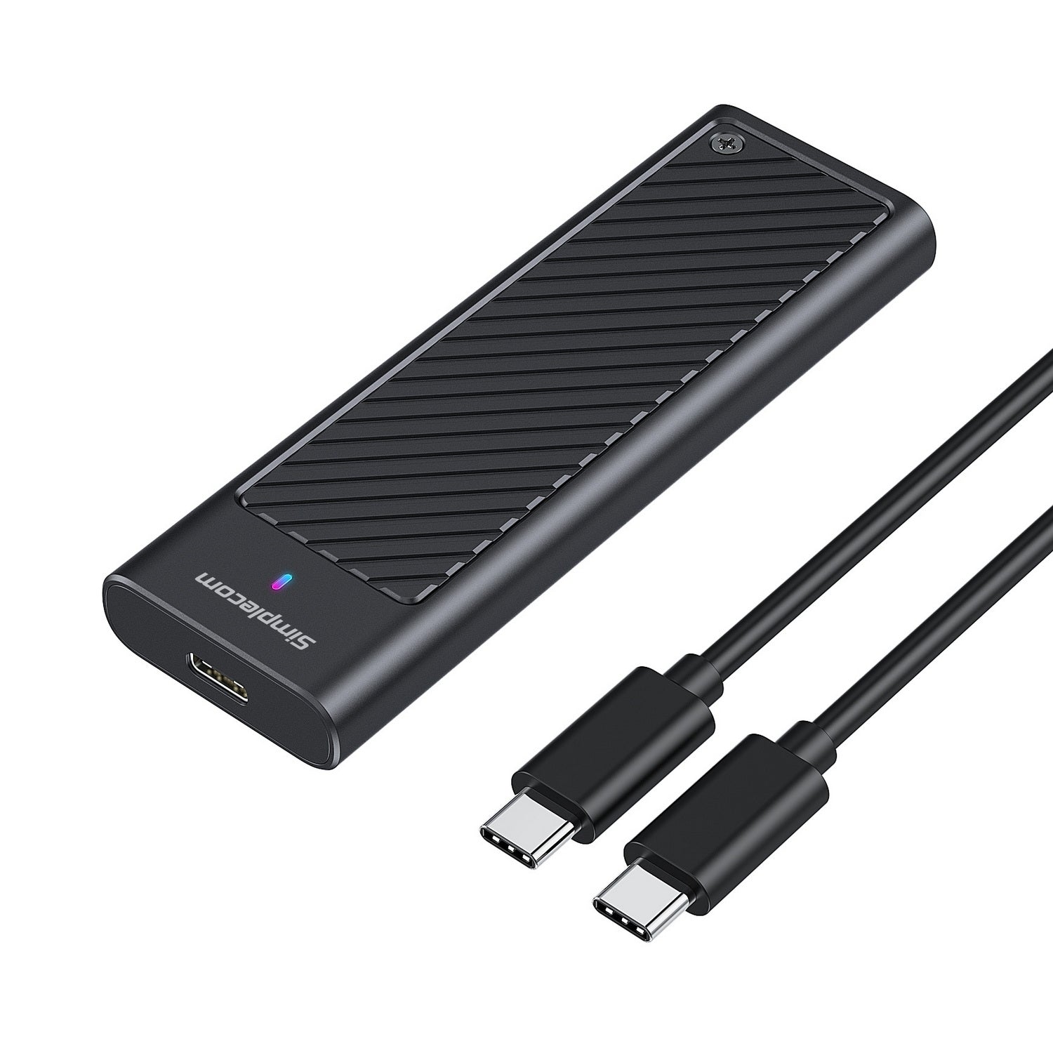 Simplecom SE538 M.2 SSD to USB 3.2 Gen 2x2 USB-C Enclosure 20Gbps NVMe SATA Dual Protocol Tristar Online