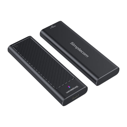 Simplecom SE538 M.2 SSD to USB 3.2 Gen 2x2 USB-C Enclosure 20Gbps NVMe SATA Dual Protocol Tristar Online
