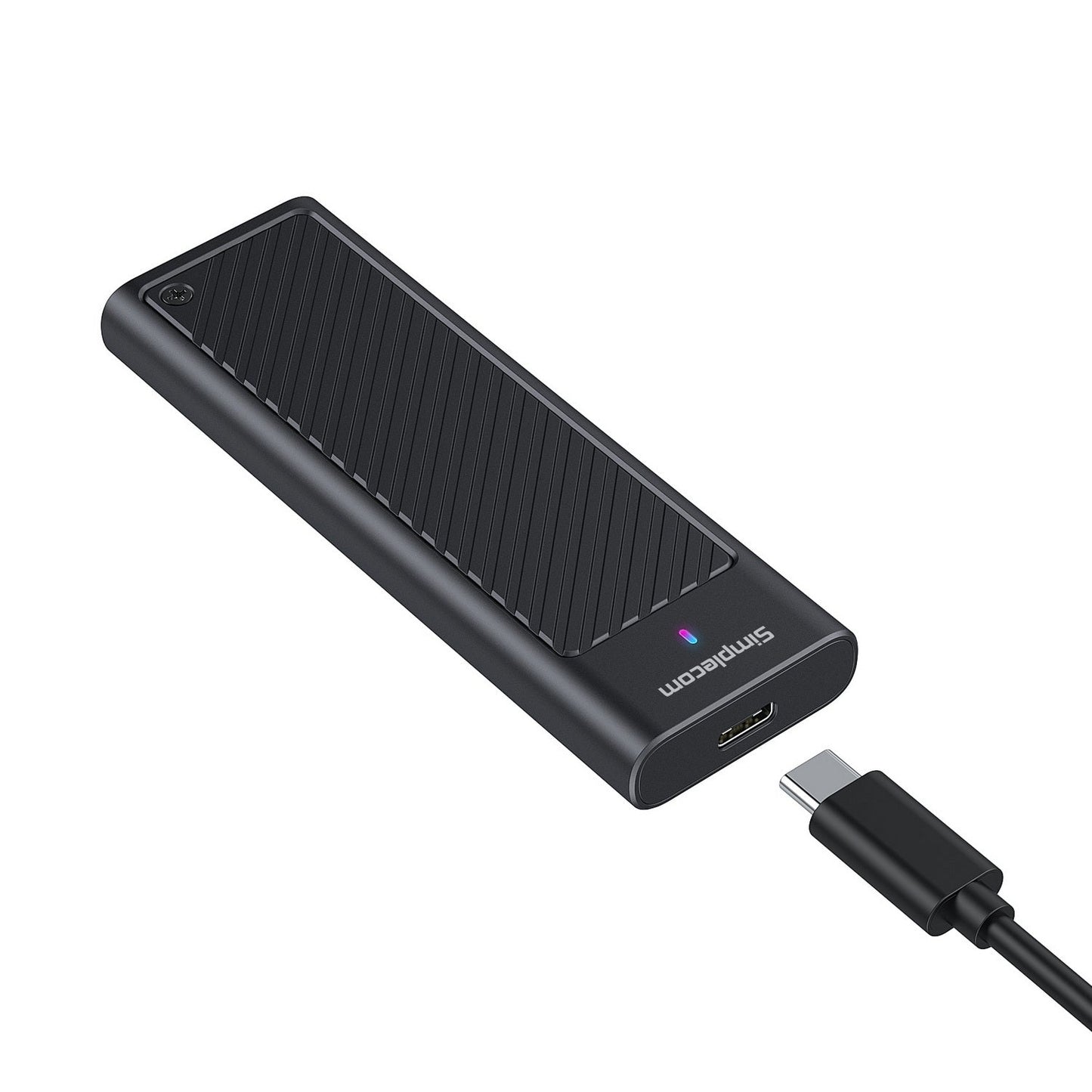 Simplecom SE538 M.2 SSD to USB 3.2 Gen 2x2 USB-C Enclosure 20Gbps NVMe SATA Dual Protocol Tristar Online