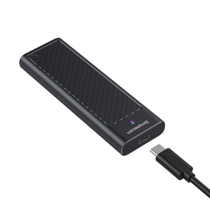 Simplecom SE538 M.2 SSD to USB 3.2 Gen 2x2 USB-C Enclosure 20Gbps NVMe SATA Dual Protocol Tristar Online