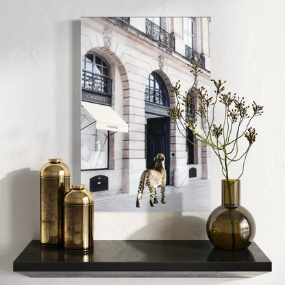 Interior Ave - Catwalk - 90cm x 60cm White Framed Artwork