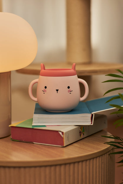 Whisker Wonderland Innovative Hydroponic Cat Grass Growing Mug - Pink | Soil-Free, Digestion & Hairball Aid, Eco-Friendly Silicone, Reusable Tristar Online