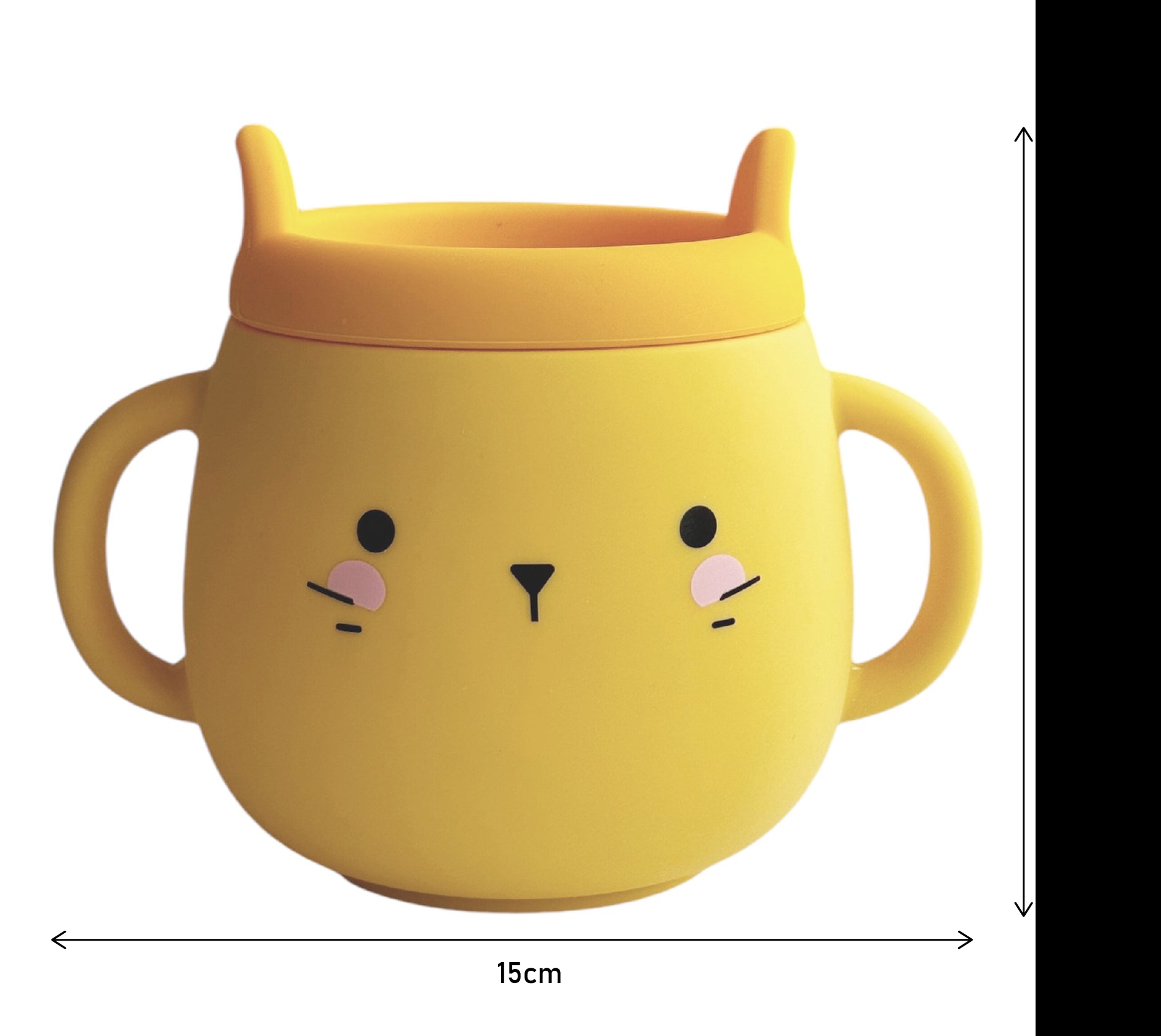 Whisker Wonderland Innovative Hydroponic Cat Grass Growing Mug - Yellow | Soil-Free, Digestion & Hairball Aid, Eco-Friendly Silicone, Reusable Tristar Online